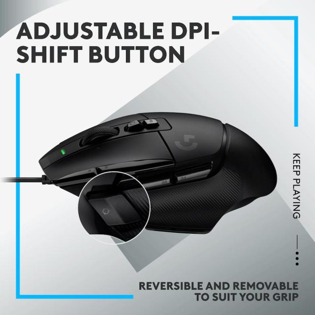 Геймърски комплект Logitech G502 X мишка жична + Подложка за Мишка G240