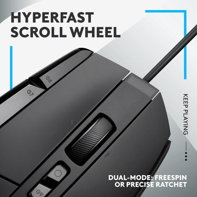 Геймърски комплект Logitech G502 X мишка жична + Подложка за Мишка G240