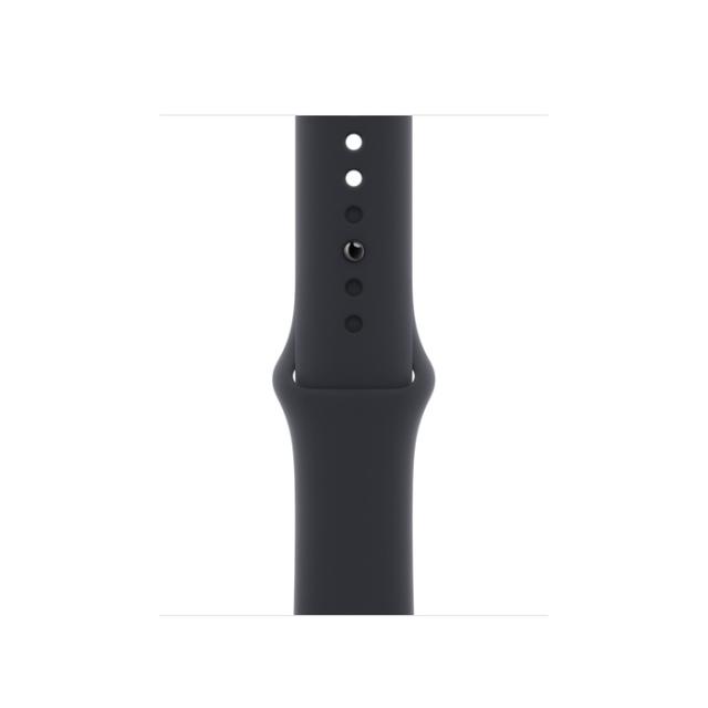 Часовник Apple Watch Series 7 GPS, 41mm Midnight Aluminium Case with Midnight Sport Band - Regular