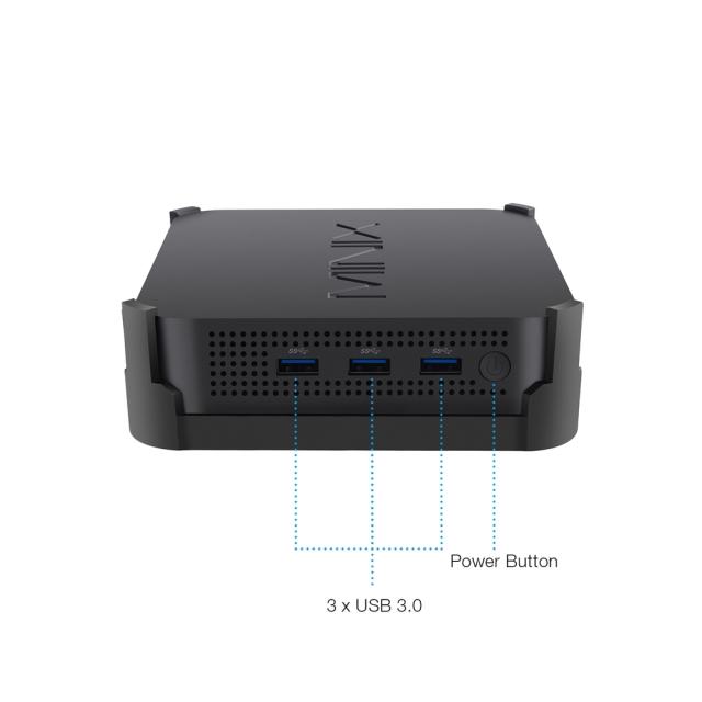 Настолен компютър MiniX NEO J50C-4 MAX, Gemini Lake Intel Pentium J5005 4C (1.5 - 2.8 GHz, 4 MB Cache), 8GB DDR4, 240GB SSD, 1x USB-C, Windows 10 Pro