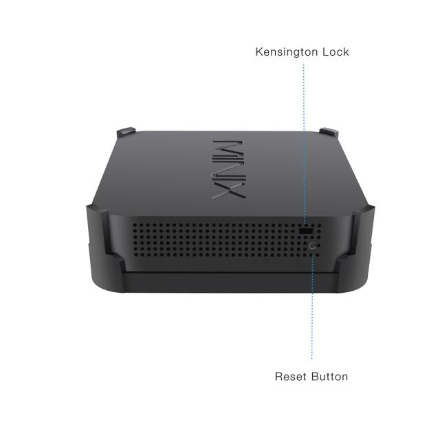 Настолен компютър MiniX NEO J50C-4 MAX, Gemini Lake Intel Pentium J5005 4C (1.5 - 2.8 GHz, 4 MB Cache), 8GB DDR4, 240GB SSD, 1x USB-C, Windows 10 Pro