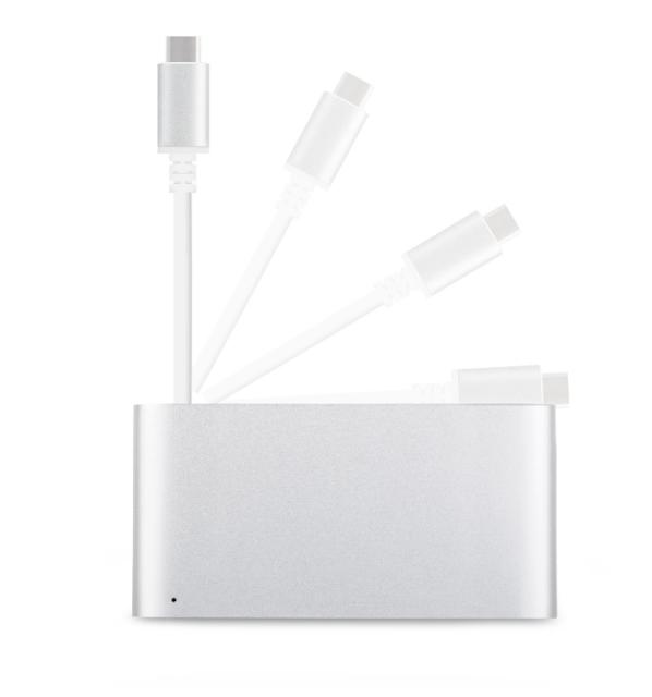Адаптер Moshi USB-C Multiport Adapter, HDMI, USB-A, Silver