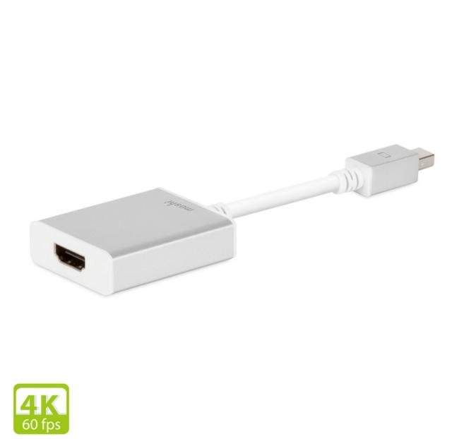 Адаптер Moshi Mini DisplayPort to HDMI Adapter Pro (4K, 60Hz), Silver
