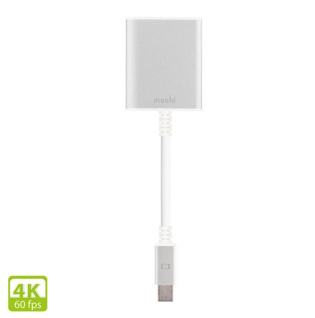 Адаптер Moshi Mini DisplayPort to HDMI Adapter Pro (4K, 60Hz), Silver