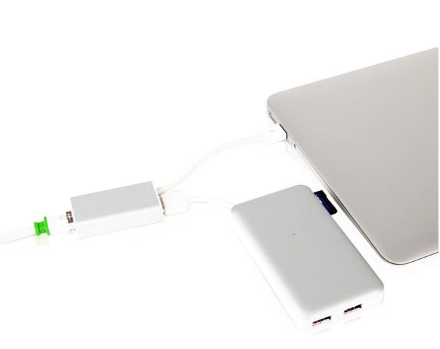 Адаптер Moshi USB 2.0 to Ethernet Adapter, Silver