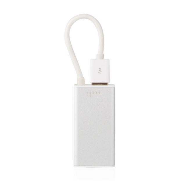 Адаптер Moshi USB 2.0 to Ethernet Adapter, Silver