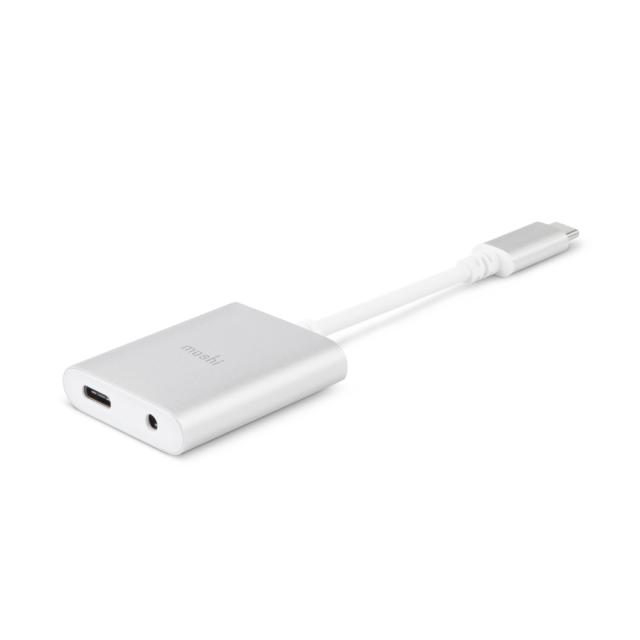 Адаптер Moshi USB-C Digital Audio Adapter with Charging, Silver