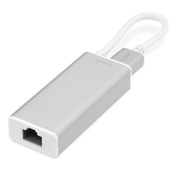 Адаптер Moshi USB-C to Gigabit Ethernet Adapter - Silver
