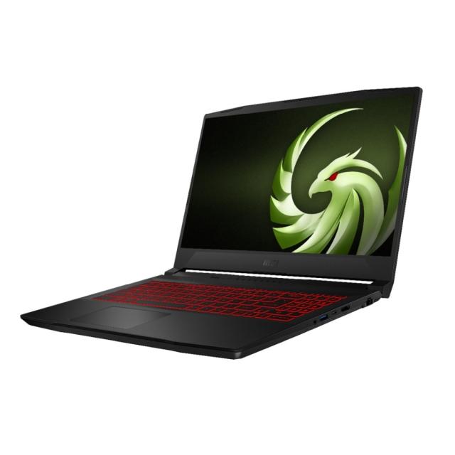 Лаптоп MSI Bravo 15 B5DD, Ryzen 7 5800H (7nm, Up to 4.4GHz, 8C/16T, 16MB L3), RX5500M 4GB GDDR6, 15.6" FHD (1920x1080), 144Hz, 16GB (2x8, up to 64GB) DDR4 3200, 512GB NVMe PCIe Gen3x4 SSD, NO OS, Red backlit KBD, Cooler boost 5, 2 Year Warranty, Blac