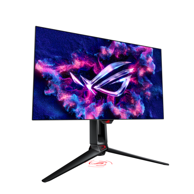 Монитор ASUS ROG Swift OLED PG27AQDP, 26.5" (67 cm) OLED WQHD, 480Hz, 0.3ms, 450cd/㎡, 2 x USB-А 3.2, HDMI, DP