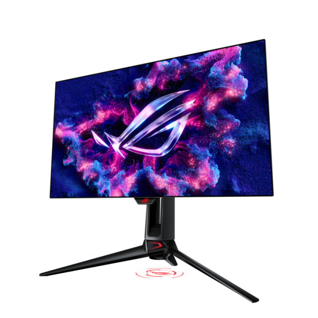 Монитор ASUS ROG Swift OLED PG27AQDP, 26.5" (67 cm) OLED WQHD, 480Hz, 0.3ms, 450cd/㎡, 2 x USB-А 3.2, HDMI, DP