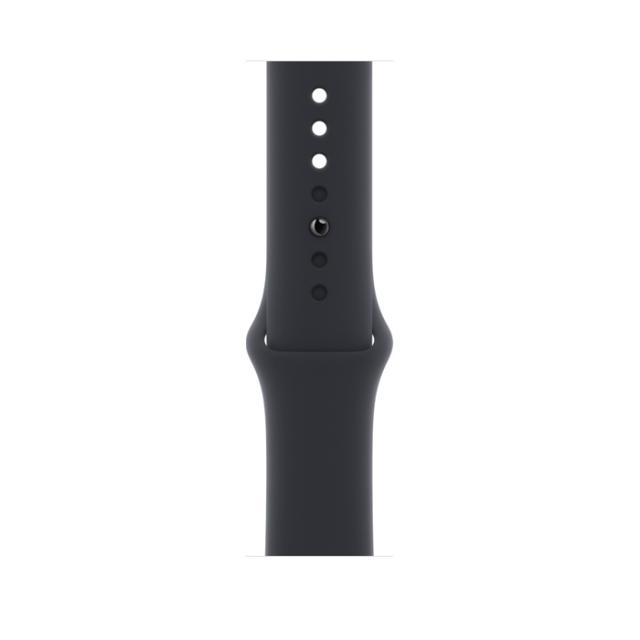 Часовник Apple Watch Series 7 GPS, 45mm Midnight Aluminium Case with Midnight Sport Band - Regular