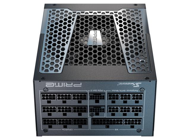 Захранване Seasonic PRIME PX-2200W Platinum, 80 PLUS PLATINUM, 135mm FDB Fan, Active PFC, ATX 3.1, Fully Modular
