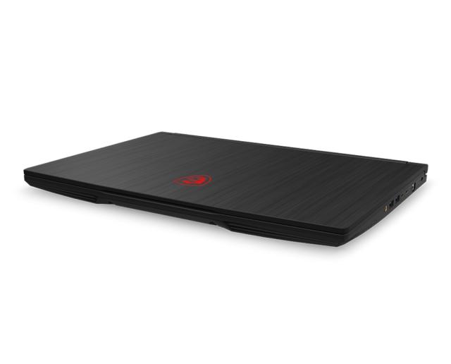 Лаптоп MSI GF63 Thin 11UD, RTX3050Ti 4GB GDDR6, 15.6" FHD 144Hz, IPS-Level, Anti-Glare, i5-11400H (6C/12T, up to 4.40 GHz, 12MB), 8GB DDR4 3200, 512GB PCIe SSD, 802.11 ax, BT5.1, Single backlight KB (RED), 3 Cell, NO OS, Black