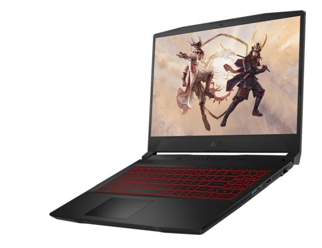 Лаптоп MSI Katana GF66 12UD, RTX3050Ti 4GB GDDR6, 15.6" FHD, IPS-Level, AG, i7-12700H (6P/8E, 20T, up to 4.70 GHz, 24MB), 16GB DDR4 (2x8GB) 3200MHz, 512GB M.2 PCIe SSD, Single backlight KB (RED), Wi-Fi 6, BT5.2, 3 Cell, 53Whr, NO OS, Black