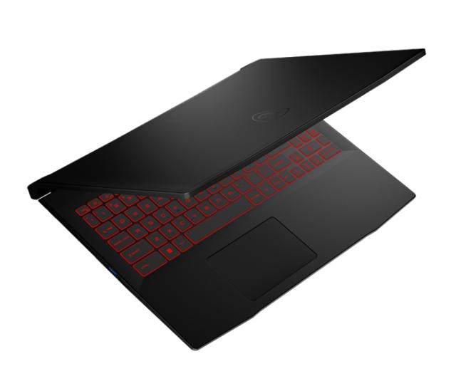Лаптоп MSI Katana GF66 12UD, RTX3050Ti 4GB GDDR6, 15.6" FHD, IPS-Level, AG, i7-12700H (6P/8E, 20T, up to 4.70 GHz, 24MB), 16GB DDR4 (2x8GB) 3200MHz, 512GB M.2 PCIe SSD, Single backlight KB (RED), Wi-Fi 6, BT5.2, 3 Cell, 53Whr, NO OS, Black