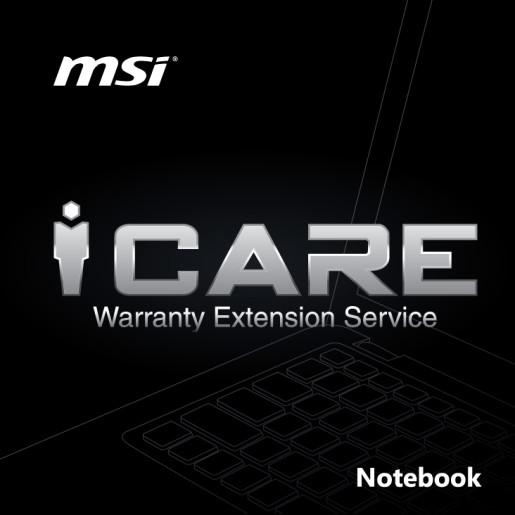Допълнителна гаранция MSI 1Y WARRANTY EXTENSION FOR Notebook, It need to be register with the end-user invoice of NOTEBOOK within 30 days