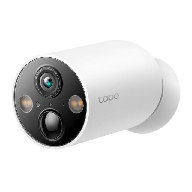 IP камера TP-Link Tapo C425, насочена "bullet" камера, 4MPix, IR, външна IP66, Wi-Fi, microSD слот до 512GB, микрофон и говорител