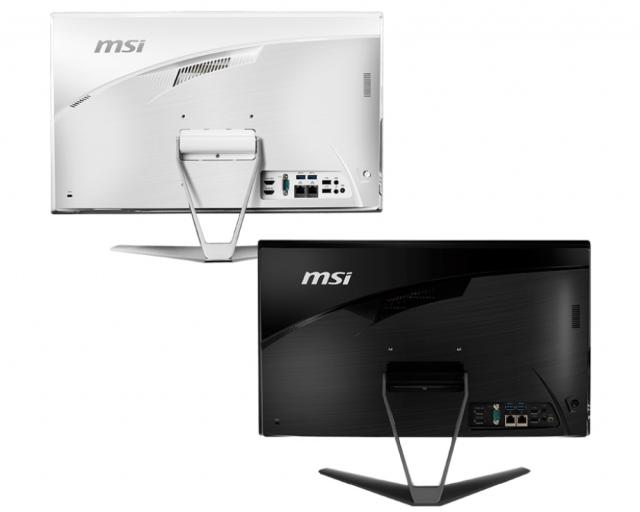 Настолен компютър - всичко в едно MSI PRO 22XT 10M-007EU, Intel Pentium G6400, 4.00 GHz, 21.5" IPS, 1920x1080, Anti-Flicker, Multi-touch, AG, UHD 610, DDR4 SO-DIMM 4GB (1x4), up to 32GB, SSD 64GB M.2 SATA, HDD Rapid Upgrade, 802.11 AC, BT 4.2, 2x RJ4