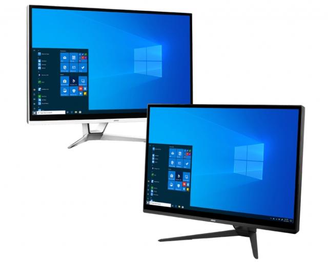 Настолен компютър - всичко в едно MSI PRO 22XT 10M-008EU, Intel Pentium G6400, 4.00 GHz, 21.5" IPS, 1920x1080, Anti-Flicker, Multi-touch, AG, UHD 610, DDR4 SO-DIMM 4GB (1x4), up to 32GB, SSD 64GB M.2 SATA, HDD Rapid Upgrade, 802.11 AC, BT 4.2, 2x RJ4