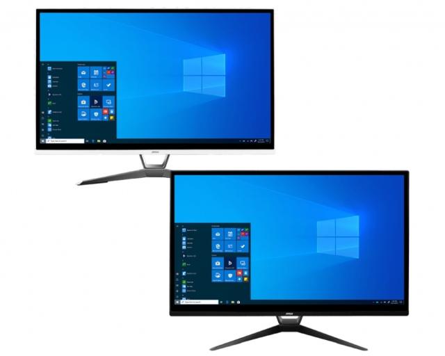 Настолен компютър - всичко в едно MSI PRO 22XT 10M-008EU, Intel Pentium G6400, 4.00 GHz, 21.5" IPS, 1920x1080, Anti-Flicker, Multi-touch, AG, UHD 610, DDR4 SO-DIMM 4GB (1x4), up to 32GB, SSD 64GB M.2 SATA, HDD Rapid Upgrade, 802.11 AC, BT 4.2, 2x RJ4
