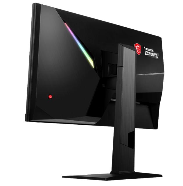 Монитор MSI Optix MAG251RX, 24.5", 1ms, 240Hz, IPS, FHD 1920x1080, AG, HDR 400, G-SYNC Compatible, FreeSync, Gaming OSD, 400 nits, 1000:1, DCR 100M:1, 2 x HDMI 2.0, DP 1.2a, 1x USB C (DP alt.), 1x Earphone, Tilt, Heigh Adj., VESA100, Frameless, 9S6-3