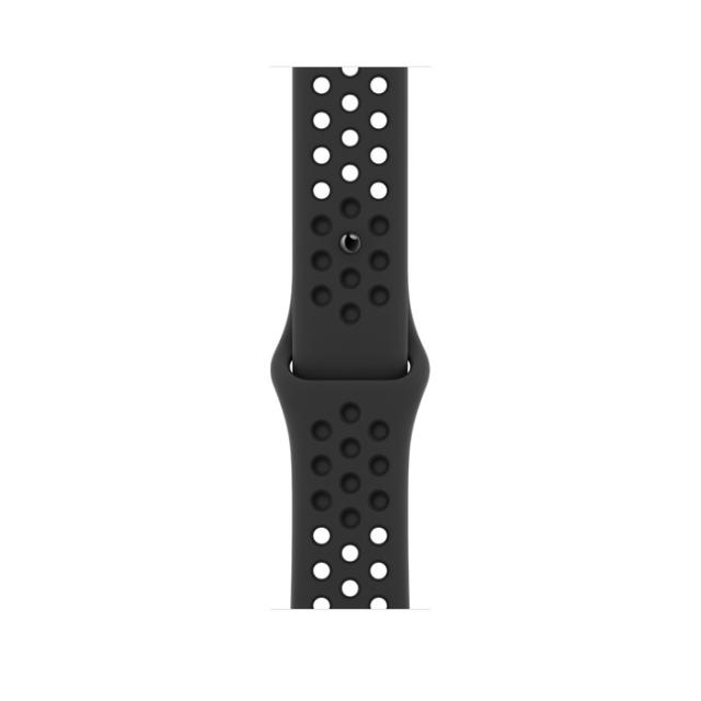 Часовник Apple Watch Nike Series 7 GPS, 45mm Midnight Aluminium Case with Anthracite/Black Nike Sport Band - Regular