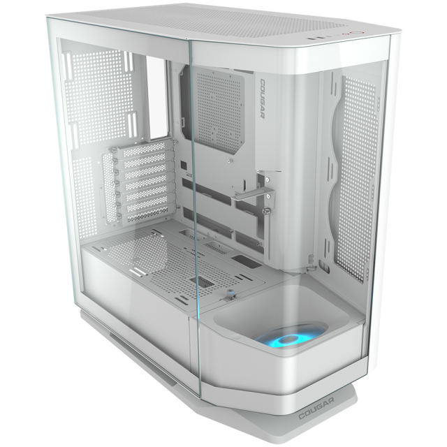 Кутия COUGAR FV270 White, Mid Tower, 2 x USB 3.0, 1 x USB Type-C, Mini ITX / Micro ATX / ATX / CEB / E-ATX