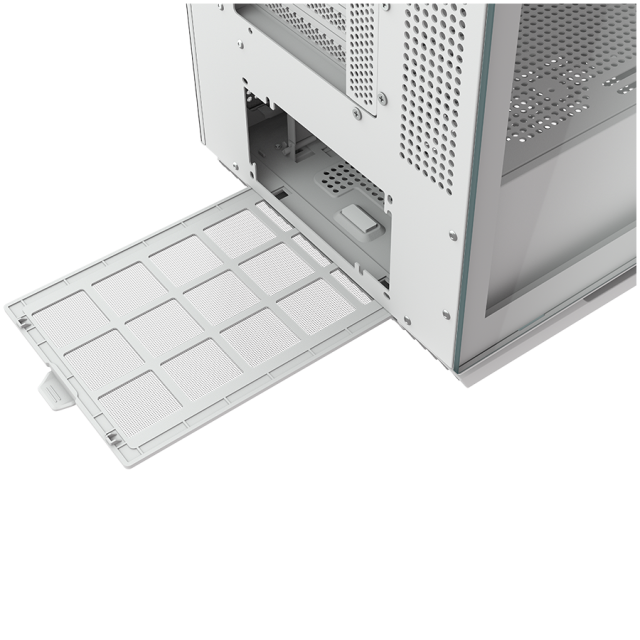 Кутия COUGAR FV270 White, Mid Tower, 2 x USB 3.0, 1 x USB Type-C, Mini ITX / Micro ATX / ATX / CEB / E-ATX