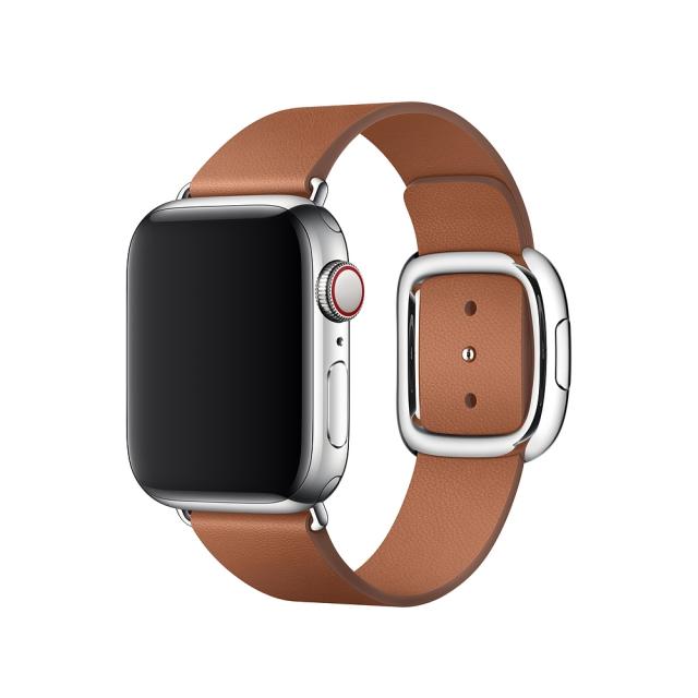 Каишка за часовник Apple Watch 40mm Band: Saddle Brown Modern Buckle - Small