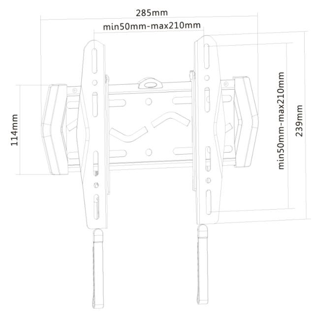 Стойка Neomounts by NewStar Flat Screen Wall Mount (fixed, ultrathin)