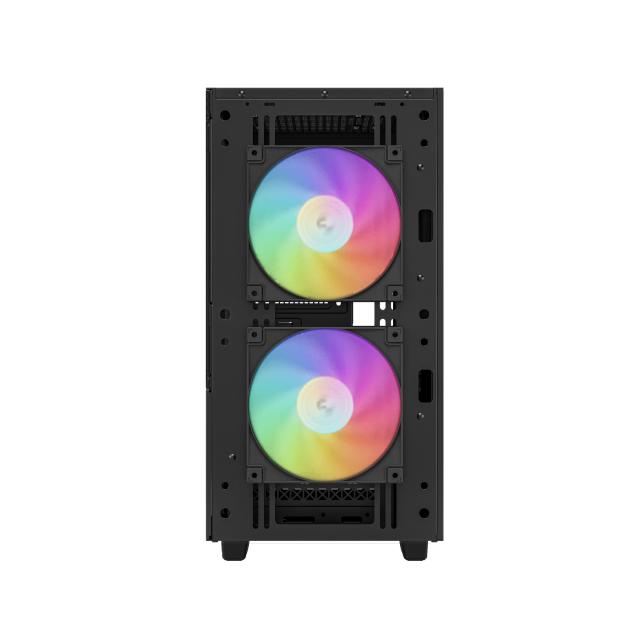 Кутия DeepCool CH360 DIGITAL Black, Mini Tower, 1x USB 3.0, 1x USB 3.1 Type-C, 1x HD Audio, microATX / Mini-ITX