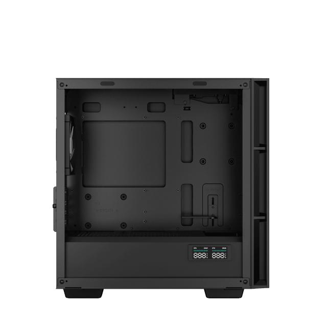 Кутия DeepCool CH360 DIGITAL Black, Mini Tower, 1x USB 3.0, 1x USB 3.1 Type-C, 1x HD Audio, microATX / Mini-ITX