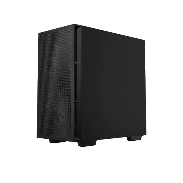 Кутия DeepCool CH360 DIGITAL Black, Mini Tower, 1x USB 3.0, 1x USB 3.1 Type-C, 1x HD Audio, microATX / Mini-ITX