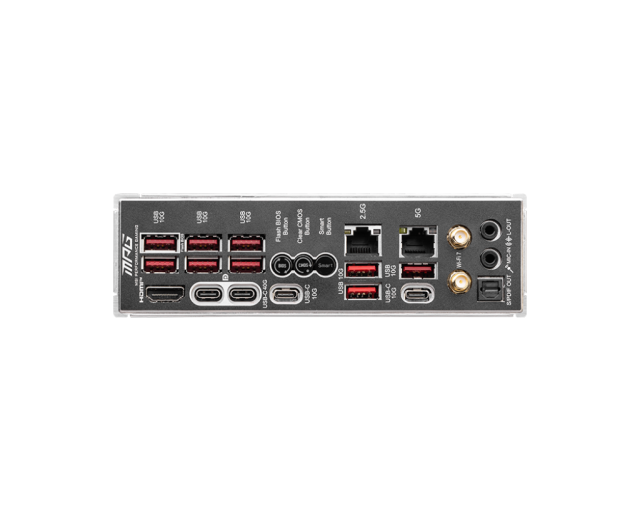 Дънна платка MSI MPG X870E CARBON WIFI, AM5, 4x DDR5, PCIe 5.0, 4x M.2 NVMe, 4x SATA 6G, HDMI, Wi-Fi 7, ATX