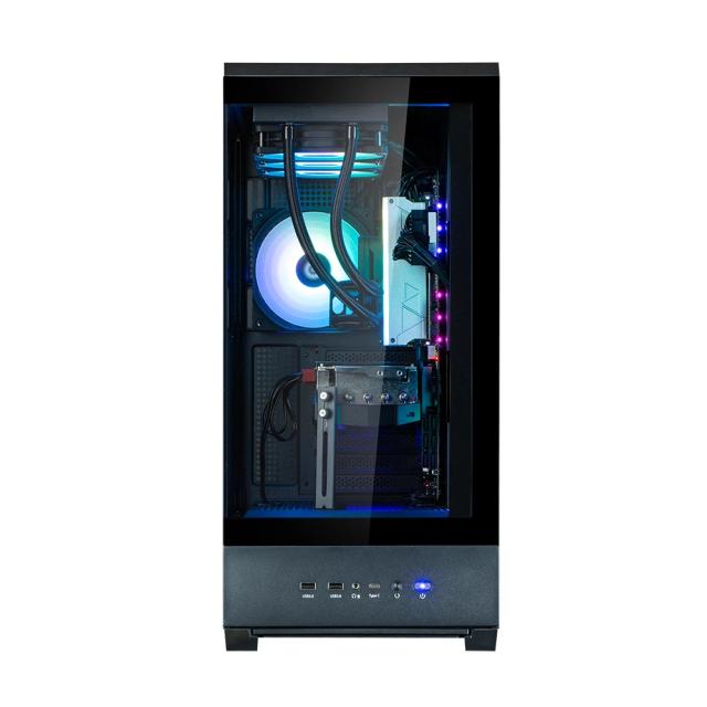 Кутия за компютър Zalman P50 DS RGB Black, Middle Tower, 1x USB Type-C, 2x USB 3.0, 1x HD Audio, ATX / mATX / Mini-ITX