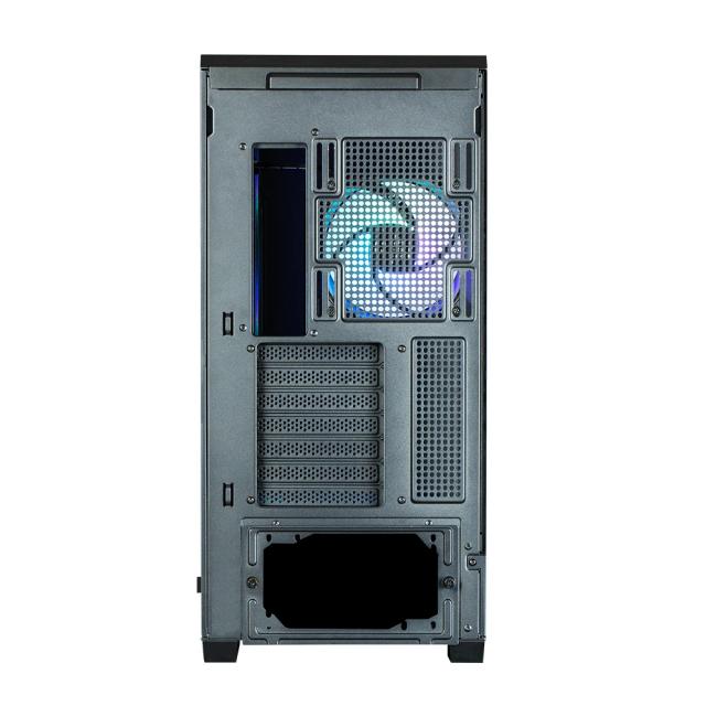 Кутия за компютър Zalman P50 DS RGB Black, Middle Tower, 1x USB Type-C, 2x USB 3.0, 1x HD Audio, ATX / mATX / Mini-ITX