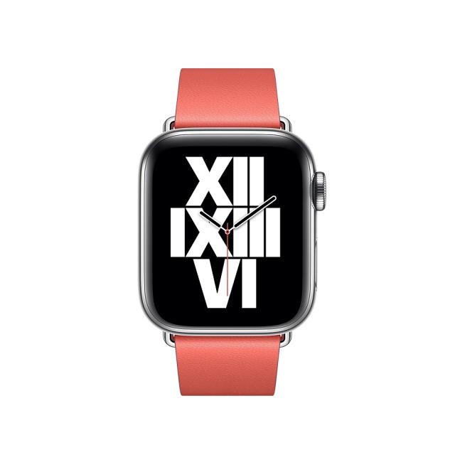Каишка за часовник Apple Watch 40mm Band: Pink Citrus Modern Buckle - Medium (Seasonal Fall 2020)