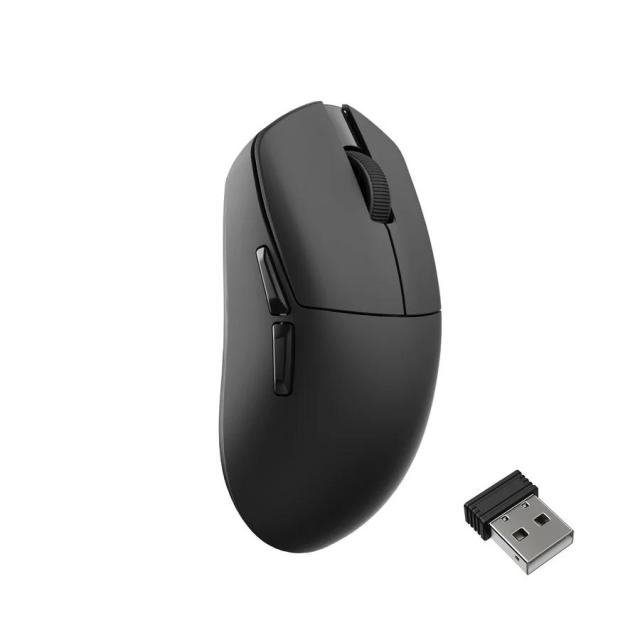 Геймърска KEYCHRON Lemokey G1 8K, оптична (26000 dpi), Wireless /Bluetooth, USB Type-C, Matte Black