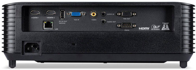Проектор Acer X1328WHn, DLP, WXGA (1280x800), 20 000:1, 16:10, 5000lm, USB, RJ45, RS232, HDMI, VGA