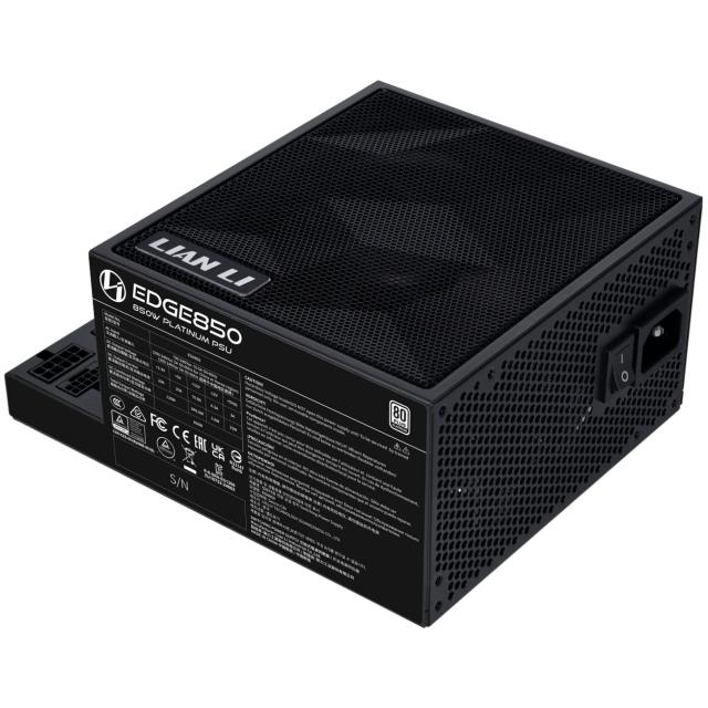 Захранване Lian Li EDGE EG0850 Black 850W, Active PFC, PCIe 5.1/ ATX 3.1, 80 PLUS Platinum, Full Modular