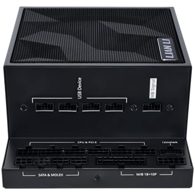 Захранване Lian Li EDGE EG0850 Black 850W, Active PFC, PCIe 5.1/ ATX 3.1, 80 PLUS Platinum, Full Modular