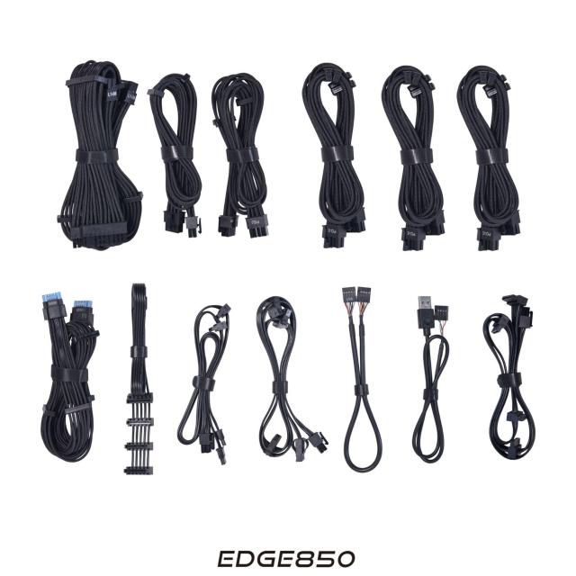 Захранване Lian Li EDGE EG0850 Black 850W, Active PFC, PCIe 5.1/ ATX 3.1, 80 PLUS Platinum, Full Modular