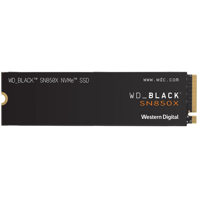 Western Digital Black SN850X SSD 2TB, PCIe Gen4 x4 NVMe M.2 2280