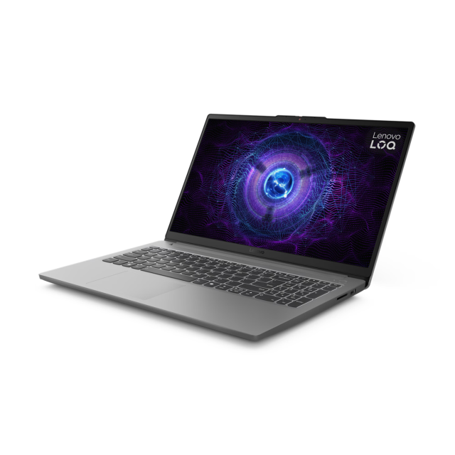 Лаптоп Lenovo LOQ 15IAX9E, Core i5-12450HX 2.4/4.4GHz, 15.6" (39.62cm) Full HD IPS 144Hz Anti-Glare Display, NVIDIA GF RTX 3050 6GB, 16GB DDR5, 512GB SSD NVMe, 1x USB 3.2 Gen 1 Type-C, Free DOS