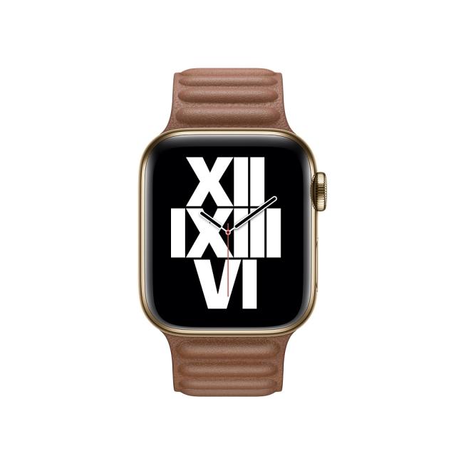 Каишка за часовник Apple Watch 40mm Band: Saddle Brown Leather Link - Small