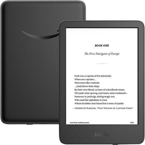 Електронна книга eBook Kindle 11th Gen Touch 6" 2024 6.0" (15.24 cm), 16GB, Bluetooth, Wi-Fi, USB, Black