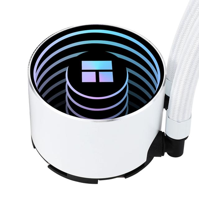 Охладител за процесор Thermalright Water Cooling Frozen Notte 360 White A-RGB V2 - LGA1851/AM5