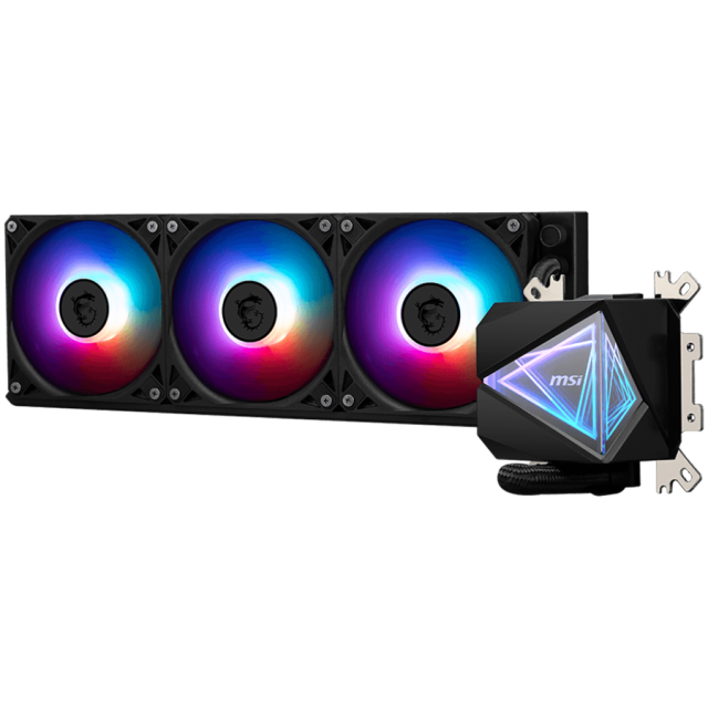 Охладител за процесор MSI MAG CORELIQUID I360 3x 120mm ARGB Fans, Intel LGA 1150/1151/1155/1156/1200/1700/1851, AMD AM5/AM4