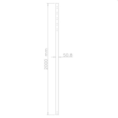 Аксесоар Neomounts by NewStar 200 cm extension pole for FPMA-C200BLACK/C400BLACK/PLASMA-C100BLACK